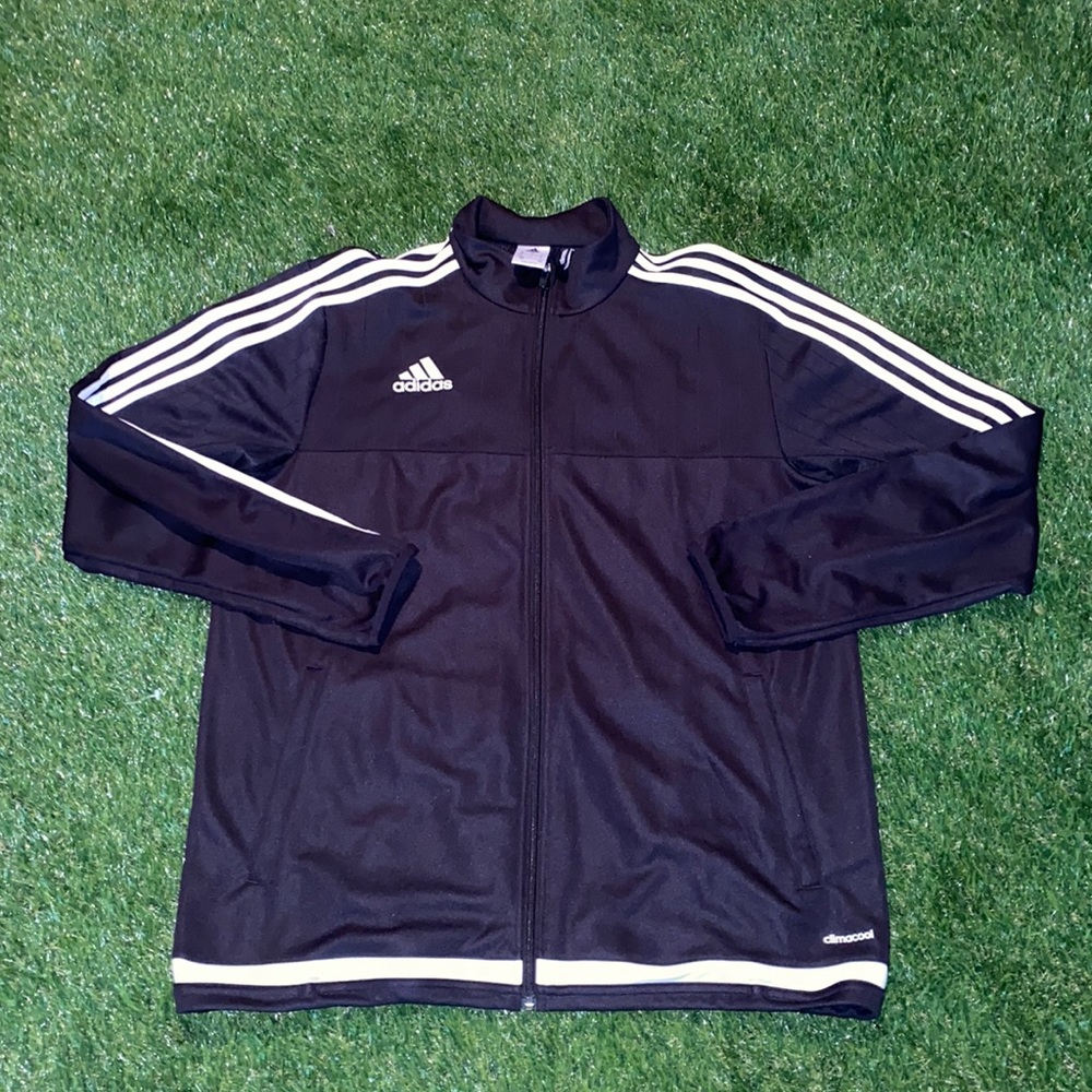Adidas athletic zip up jacket